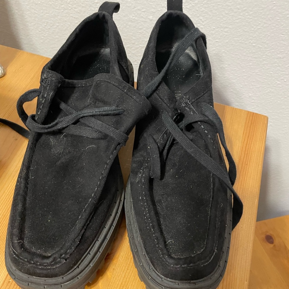 Primark Platform Oxfords Lace Up Chunky Lug Sole /US 8